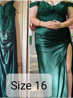 Prom Formal Size 16. Worn once